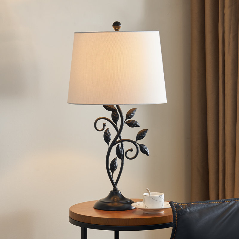 Willa Arlo Interiors Wilmes 26" Black Bedside Table Lamp Set & Reviews